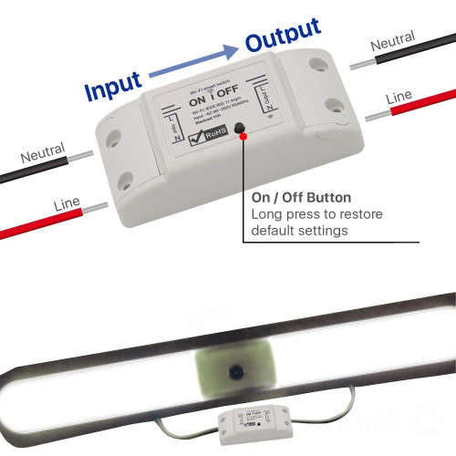 Smart Home Wireless Wifi Switch Smart Home Wireless Automatic Switch Circuit Breaker