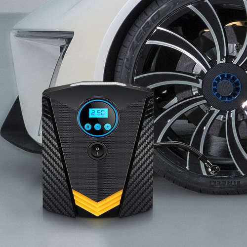 12V Electric Car Tire Air Pump Digital Portable Tire Air Compressor