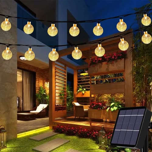 LED String Light 5M Outdoor Crystal Ball Light