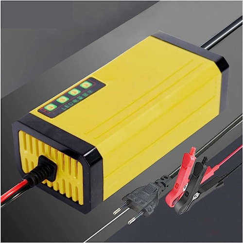 12V 2A Car Battery Charger Power Pulse Repair Motorcycle Battery Charger - Suitable for 12V 4AH-30AH