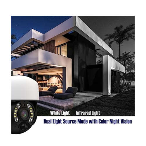 Solar Security Camera Wireless Outdoor WiFi Camera 360 Security Camera with Solar Panel