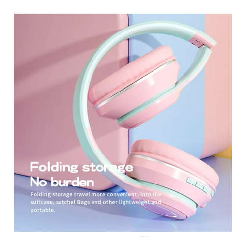 Wireless Bluetooth Headphones Foldable Stereo Subwoofer Headphones