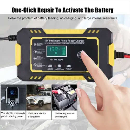 12V 6A Battery Charger Car Pulse Repair LCD Screen Charger