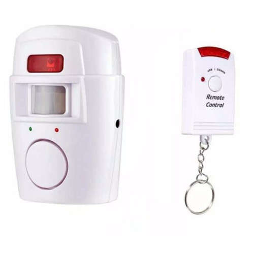 105db Wireless Motion Sensor Alarm Remote Control Shed Garage Caravan IR Detector