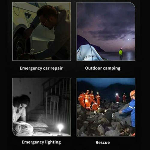 AB-Z1183 P50 LED + Cob Torch With Hammer