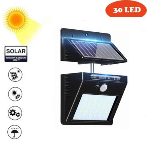 FA-30 LED Sensor Solar Wall Light Detachable Solar Panel