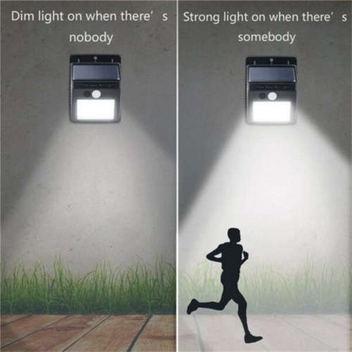FA-30 LED Sensor Solar Wall Light Detachable Solar Panel