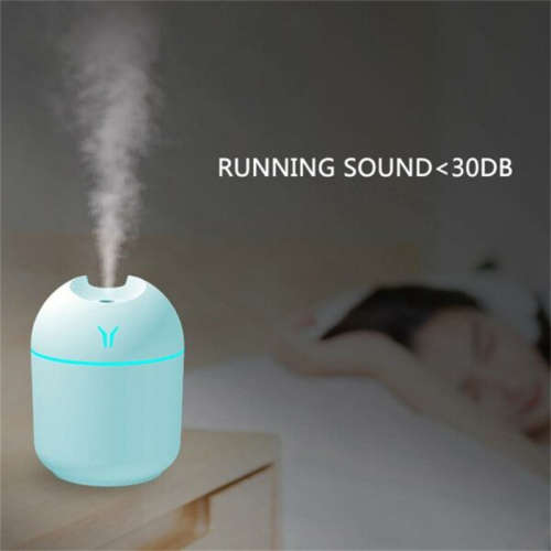 250ML USB Ultrasonic Fog Maker Home Car Mini Humidifier with LED Night Light