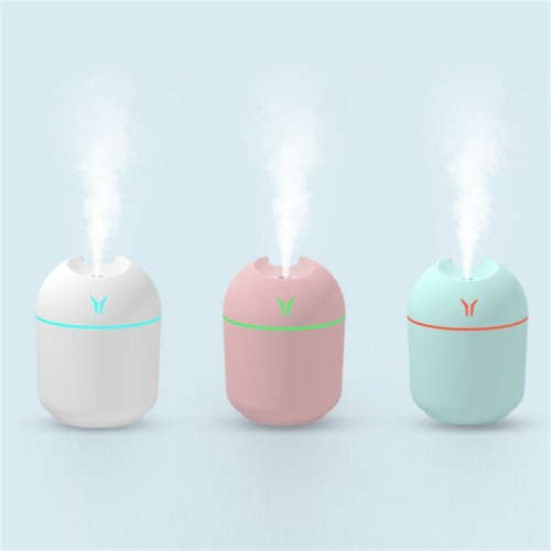 250ML USB Ultrasonic Fog Maker Home Car Mini Humidifier with LED Night Light