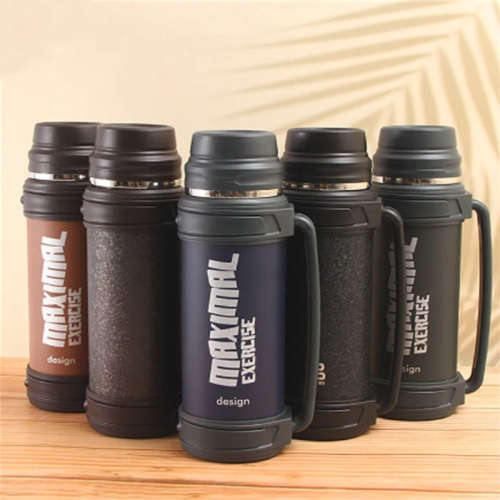 Outdoor Mountaineering Large-Capacity Thermal Insulation Kettle With Straps Portable Travel Kettle