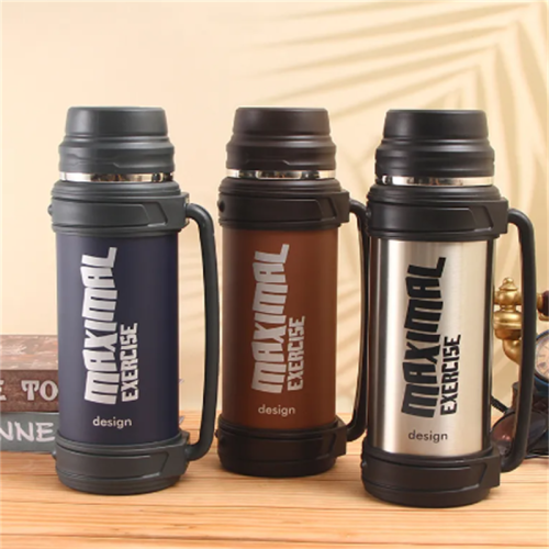 Outdoor Mountaineering Large-Capacity Thermal Insulation Kettle With Straps Portable Travel Kettle