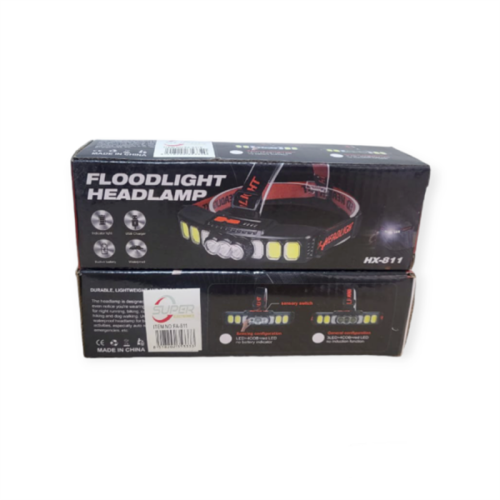 FA-811 Rechargeable Flood Beam Headlight with Battery Display