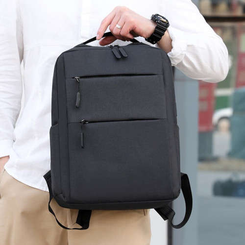 Fashion 3pcs laptop bag unisex 15 inch travel backpack with usb charging port