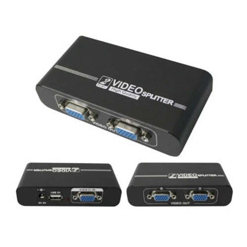 2 Port VGA Splitter 550MHz