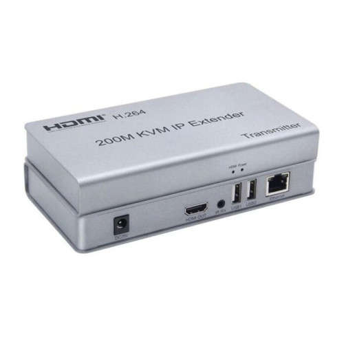 HDMI 200M USB HD KVM IP Extender for USB Keyboard Mouse Laptop to Monitor