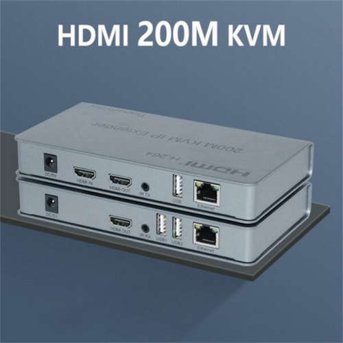 HDMI 200M USB HD KVM IP Extender for USB Keyboard Mouse Laptop to Monitor