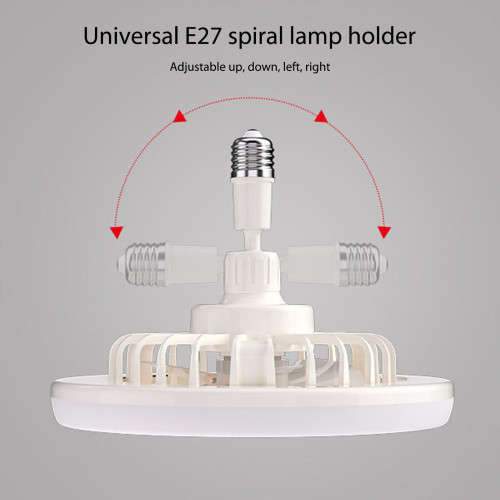 360 Degree Rotating Fan Ceiling Lamp Silent Bedroom Dormitory Fan