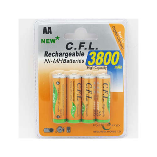 4 of AA Rechargeable Batteries Pack