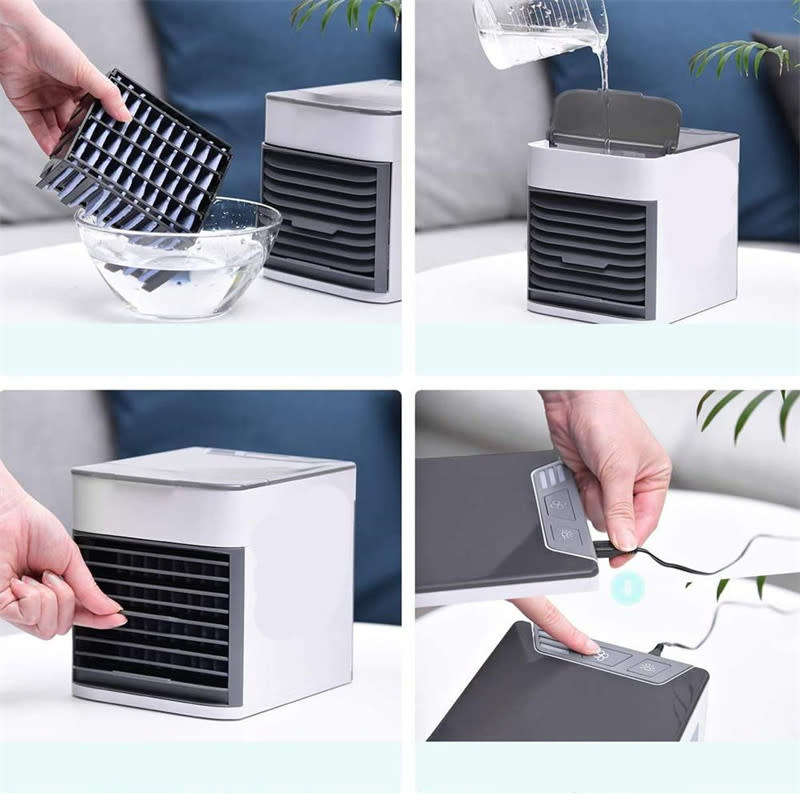 Portable Mini Desktop Home Air Conditioner Cooling Fan
