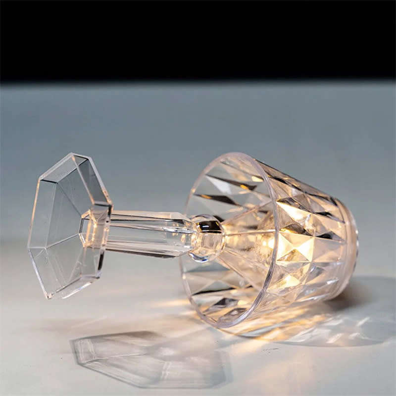 Home Retro Night Light Crystal Atmosphere Projector Table Lamp