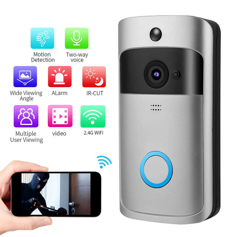 HD Smart WiFi Video Intercom Wireless Infrared Doorbell Camera