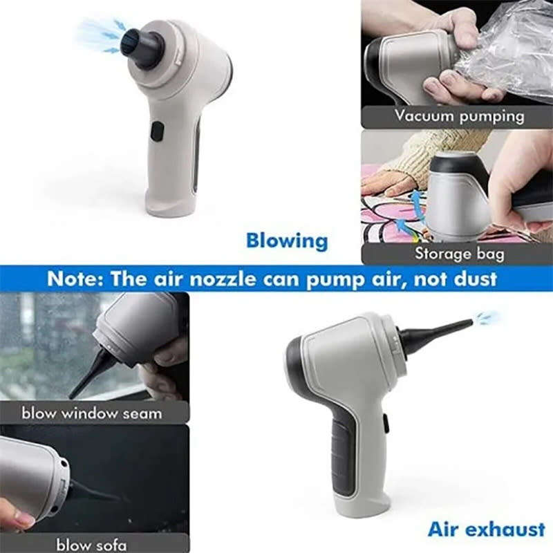 12000pa Strong Suction Power 3-in-1 Handheld Portable Car Cordless Vacuum Cleaner