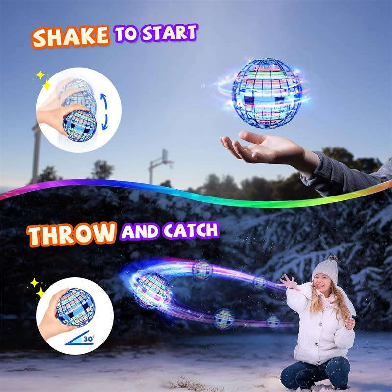360° Flying Spin Ball Kids Toys org Ball Top-Rated Flying Orb Fidget Spinner