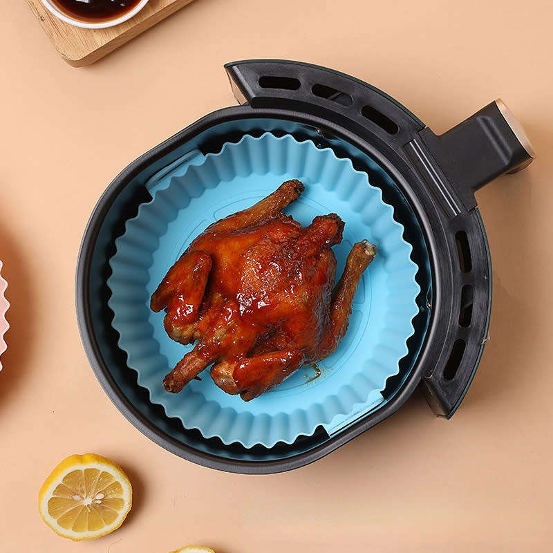 Silicone Air Fryer Mat Reusable Fryer Basket For Kitchen Oven Cooker