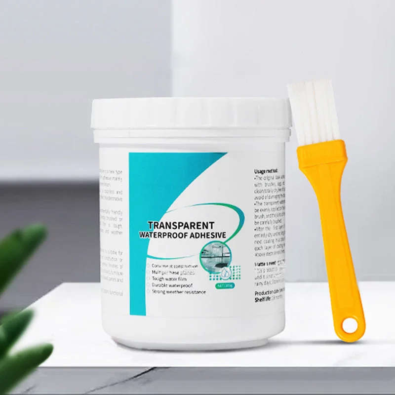 300g Transparent Waterproof With Brush Sealant Outdoor Bathroom Wall Tile Window Leakproof