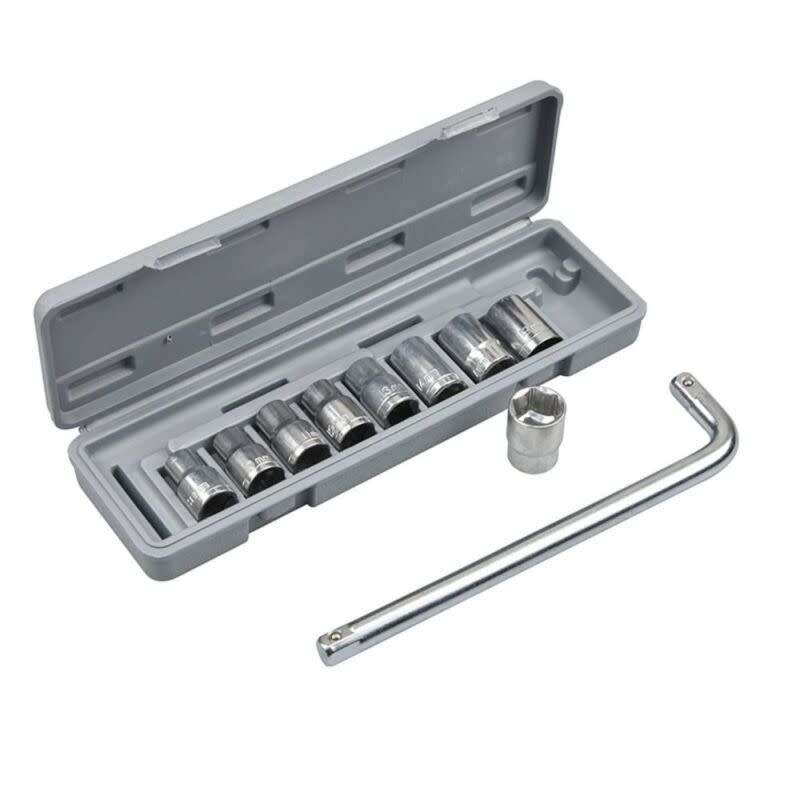 10 PCS L-Shape Handle Socket Set Hand Repair Tools Precision Combination Set for Car/Bicycle/Car