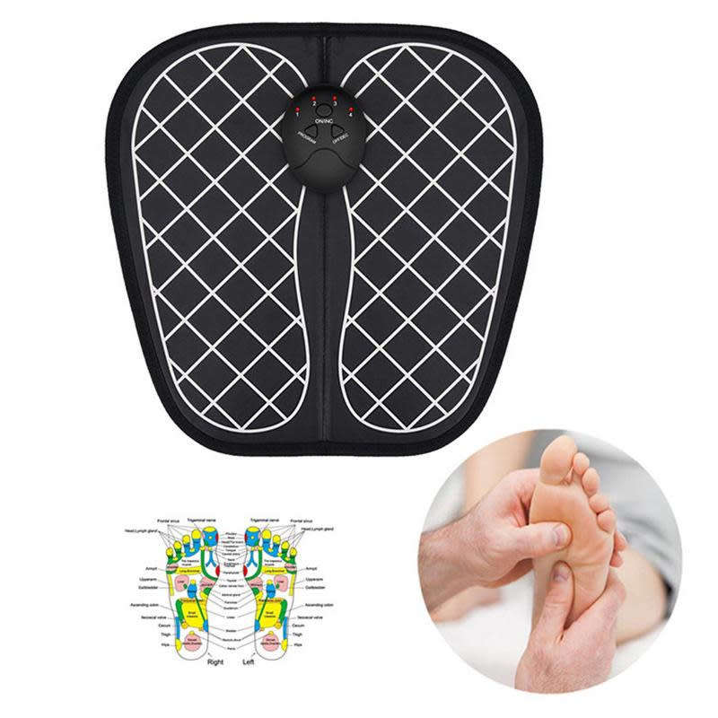 EMS Physiotherapy Foot Massage Mat Folding Portable Electric Vibrating Acupoint Stimulator