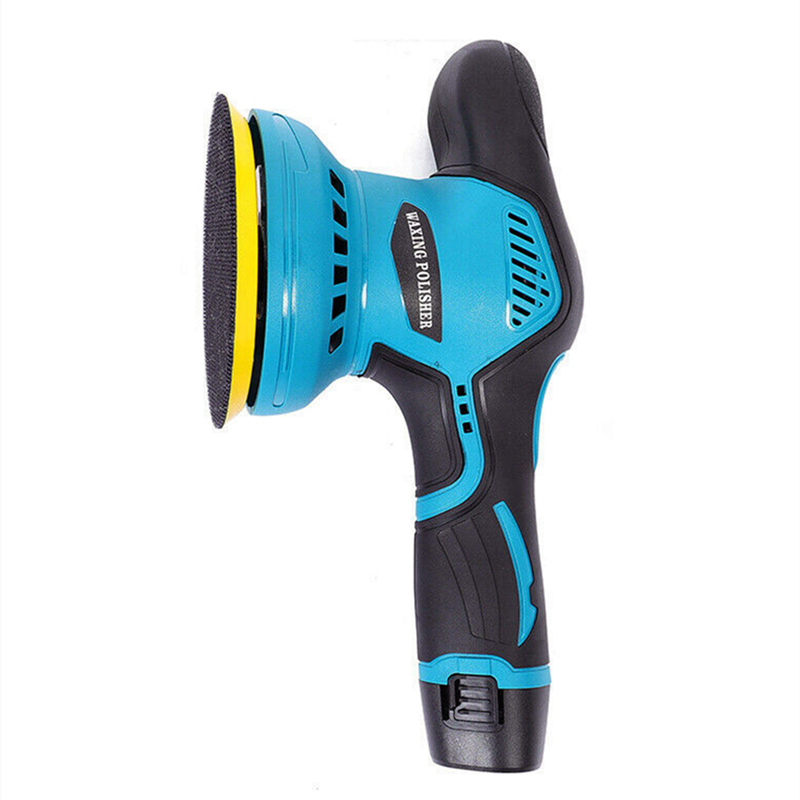 12V Cordless Battery Powered Electric Polisher with 6 Adjustable Speed Handheld Portable Car Waxing