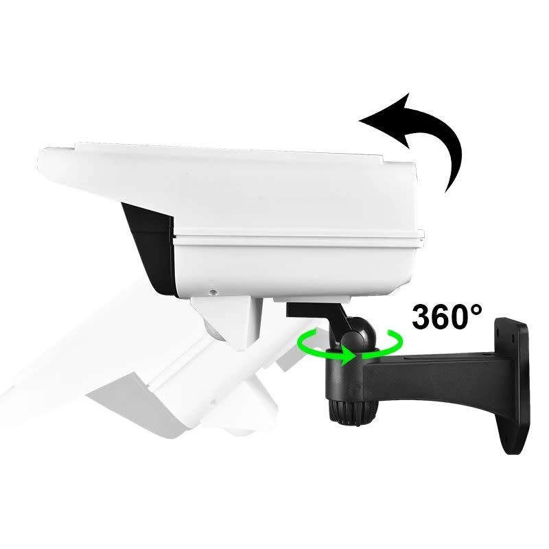 Solar Light Remote Control Fake Camera Sensor Street Lamp Wall Lamp Garden Lamp 77LED