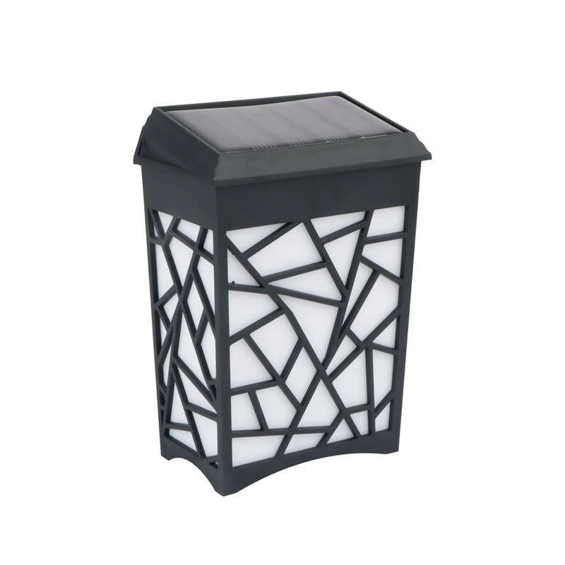 LED Outdoor Solar Light IP65 Waterproof Decorative Wall Lamp RGB and Warm White