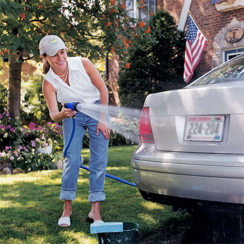 50FT Expandable Garden Hose DIY Universal Connector Leakproof Lightweight Flexible Hose