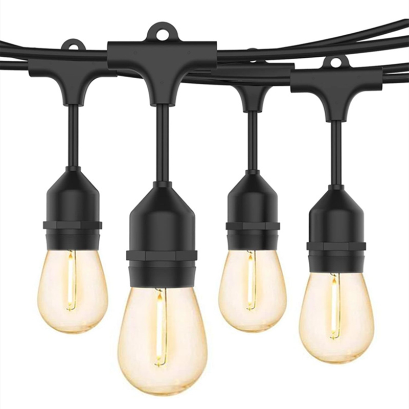 5M Waterproof Outdoor String Lights LED Commercial Grade Patio Lights Garden Holiday String Lights