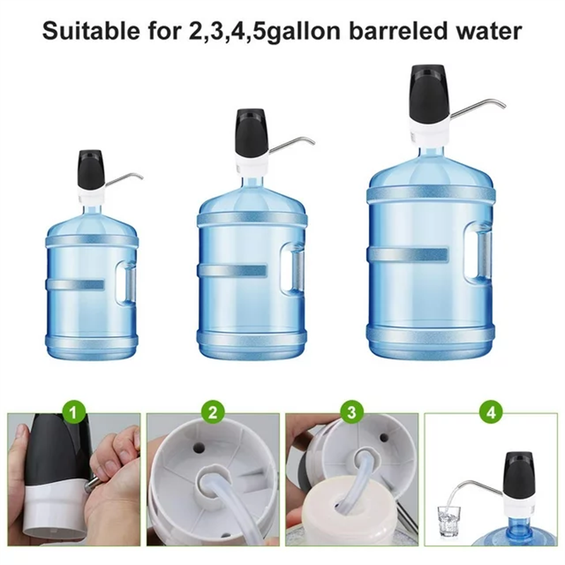USB Rechargeable Portable Automatic Water Dispenser Drinking Pump