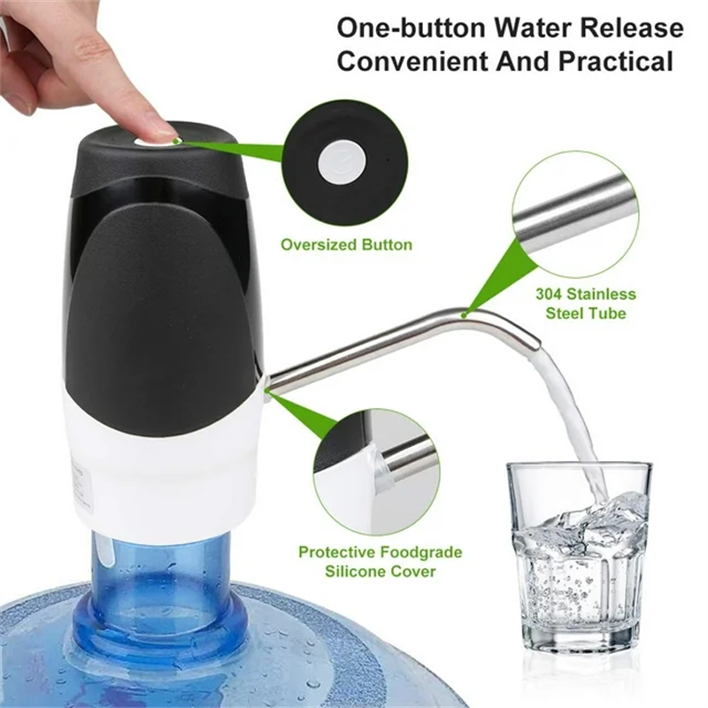 USB Rechargeable Portable Automatic Water Dispenser Drinking Pump