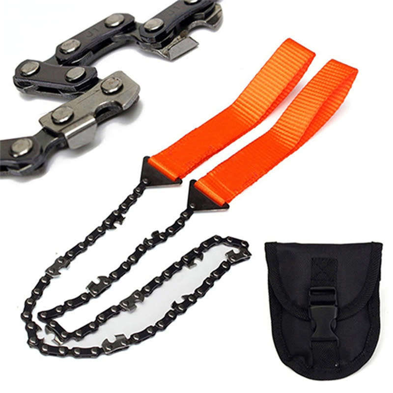 1 PC Pocket Chainsaw Survival Chainsaw Outdoor Chain Bracelet Pocket Chain Survival Gear