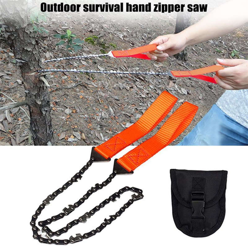 1 PC Pocket Chainsaw Survival Chainsaw Outdoor Chain Bracelet Pocket Chain Survival Gear