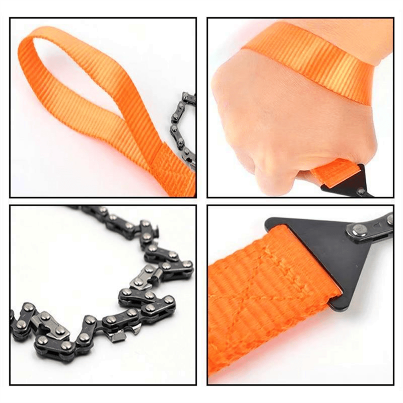 1 PC Pocket Chainsaw Survival Chainsaw Outdoor Chain Bracelet Pocket Chain Survival Gear