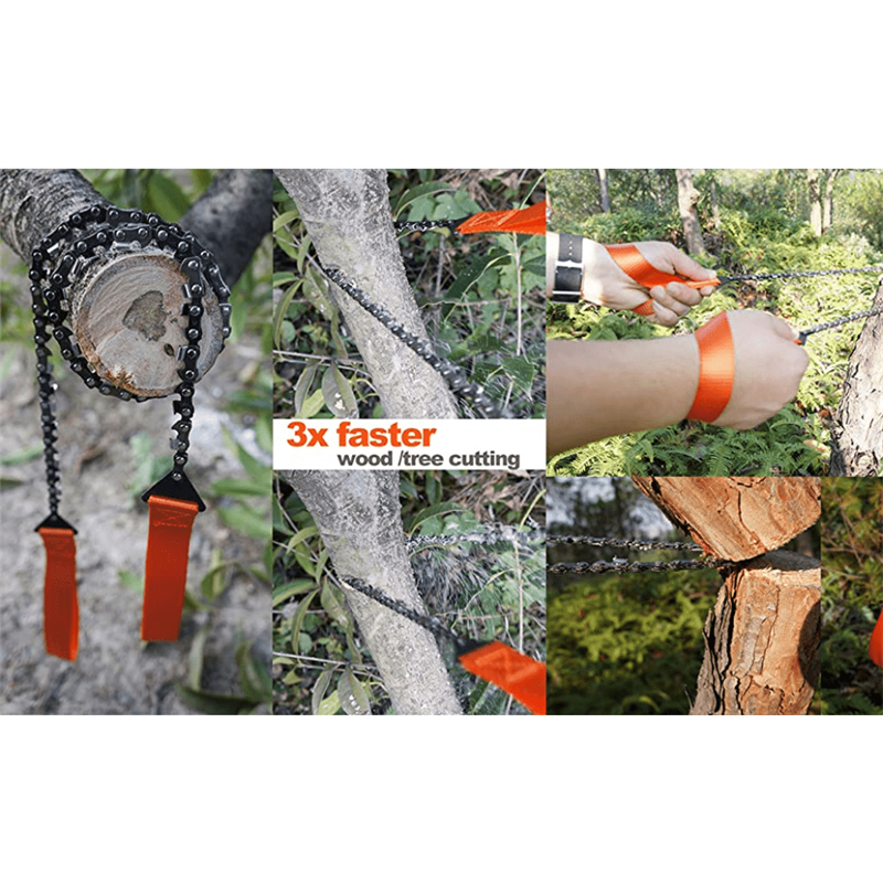 1 PC Pocket Chainsaw Survival Chainsaw Outdoor Chain Bracelet Pocket Chain Survival Gear
