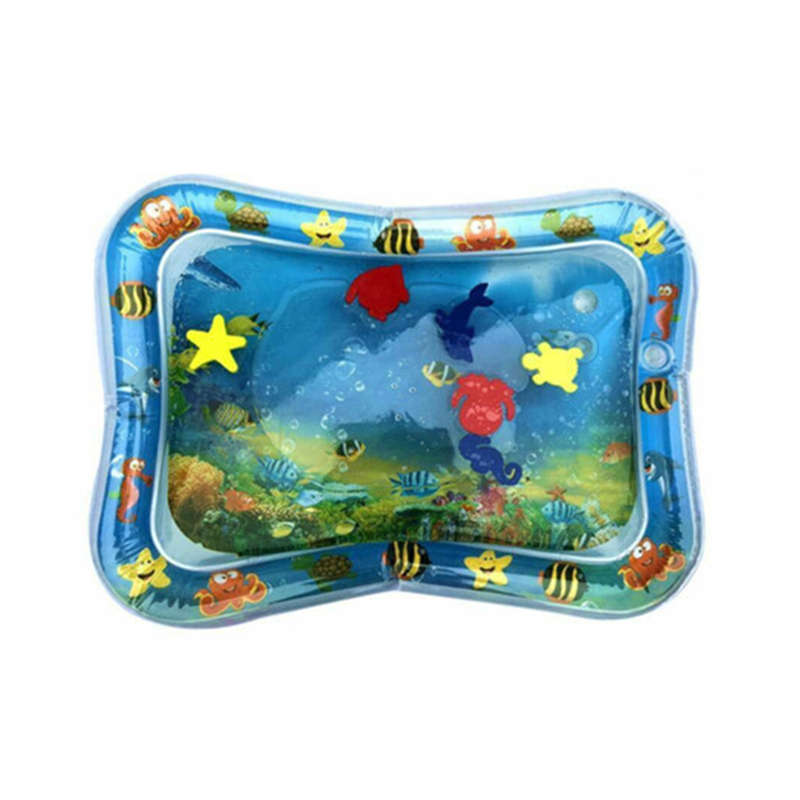 Children`s Water Mat Baby Inflatable Water Mat Development Sensory Toy