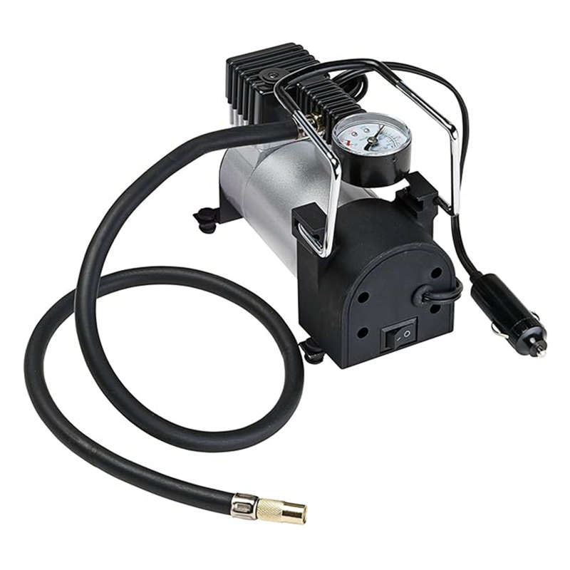 12V Portable Air Compressor, Car Tire Inflator Pump Car Tool, Suitable for Cigarette Lighter Socket