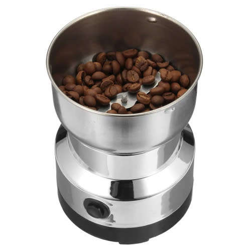 Multifunctional Stainless Steel Electric Vanilla Spice Nut Grain Coffee Grinder