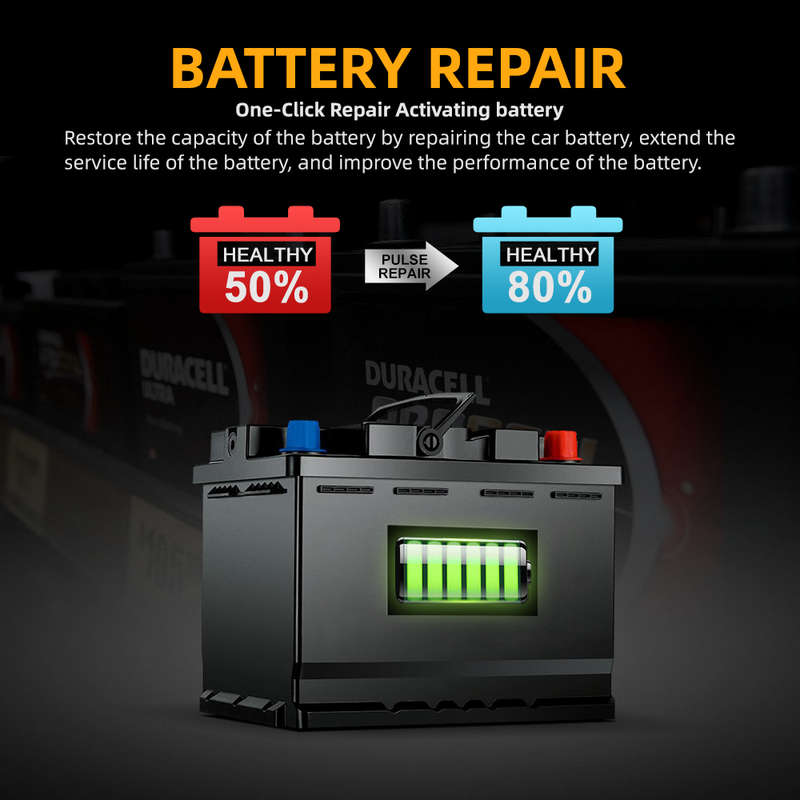 KW510 Car Battery Tester Vehicle Battery Charging System Tester Professional Diagnostic Equipment