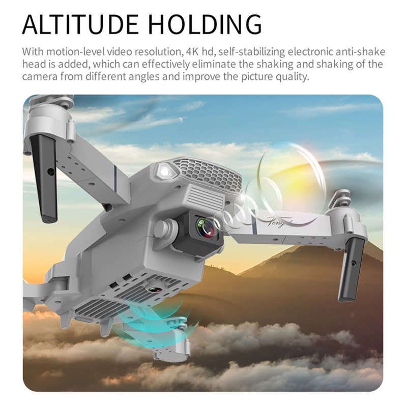 4K HD Folding Aerial Drone High Performance WIFI Four-Axis Remote Control Aircraft