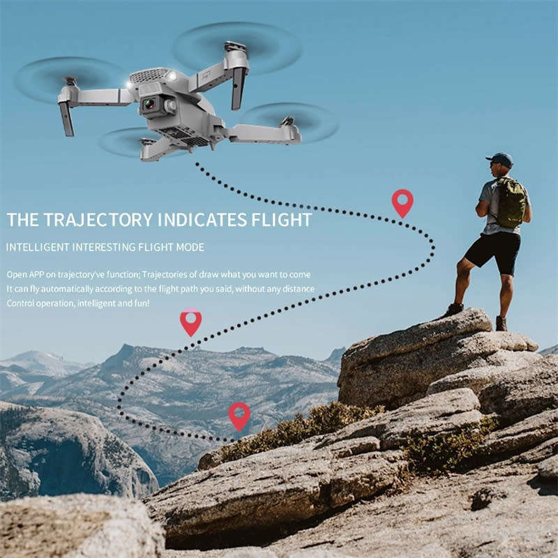 4K HD Folding Aerial Drone High Performance WIFI Four-Axis Remote Control Aircraft