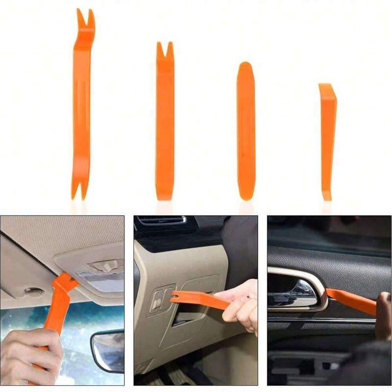 12 Pcs Professional Auto Repair Tool Set, Car Interior Panel Door Dashboard Clamp Removal Tool Kit