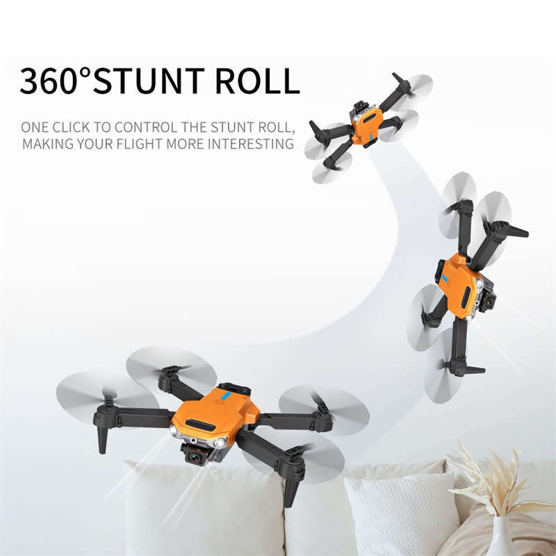 4K HD Folding Aerial Drone High Performance Dual Camera Remote Control with LED